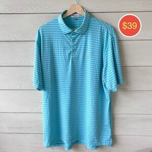 Peter Millar Halifax Stripe Performance Polo L “Crown Sport Collection”